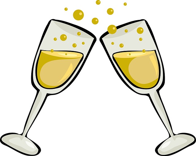 Glasses Toasting, Symbol of Food or Eating